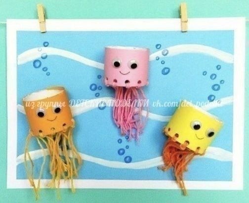 Поделки из картона и пряжи Поделки из картона и пряжи