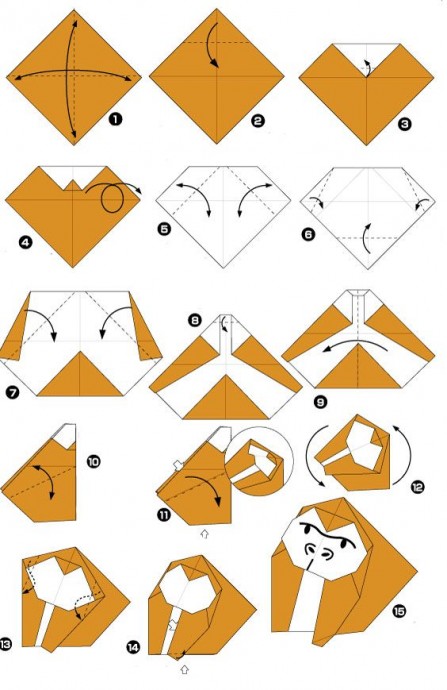 Животные оригами Животные оригами