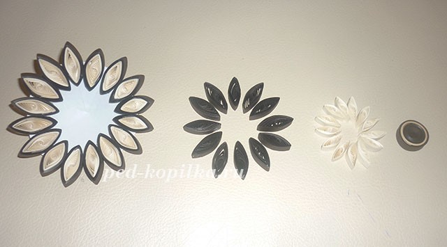 Шоколадно-бежевый микс квиллинга Шоколадно-бежевый микс квиллинга