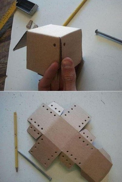 Картонная копилка: мастер-класс Картонная копилка: мастер-класс