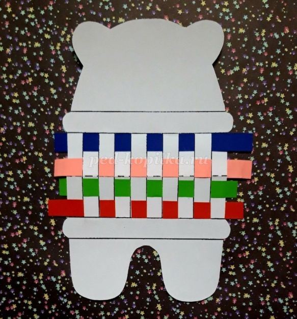 Мастер–класс по изготовлению аппликации методом прямого плетения из полосок бумаги: часть 2 Мастер–класс по изготовлению аппликации методом прямого плетения из полосок бумаги: часть 2