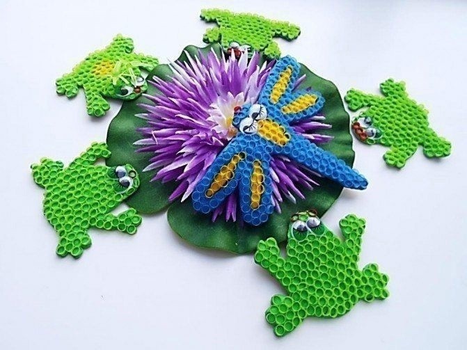 Мозаика из коктейльных трубочек Мозаика из коктейльных трубочек