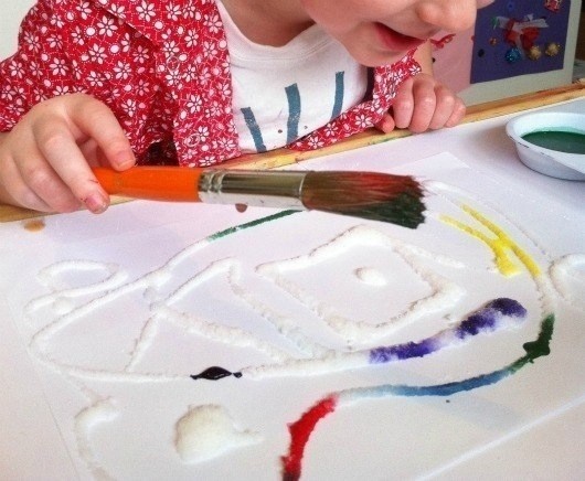 Рисуем солью