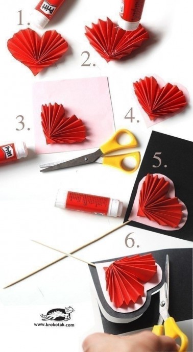 Сердечки на палочке