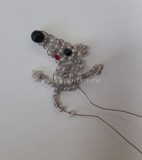 Весёлый мышонок из бисера: часть 2 Весёлый мышонок из бисера: часть 2