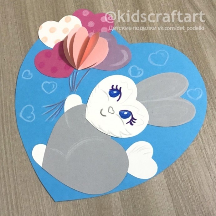 ​Зайка с воздушными шарами