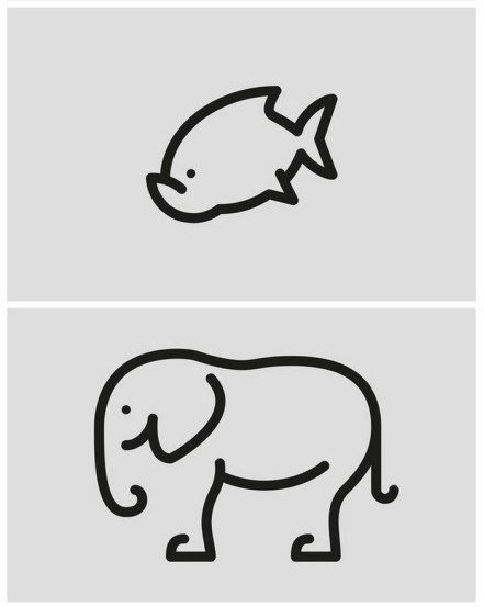 Простые рисунки животных