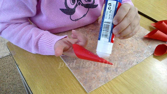 Георгина из кулёчков Георгина из кулёчков