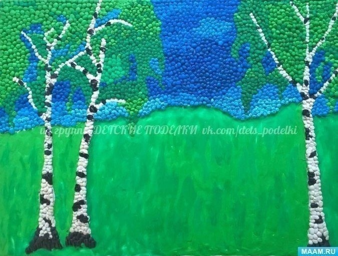 ​Весна из пластилина