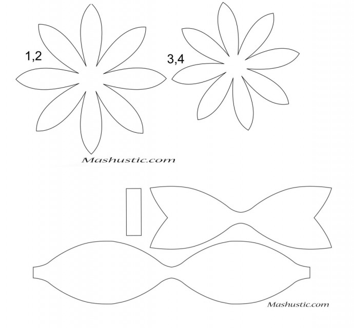 Цветочная корзинка и букетик