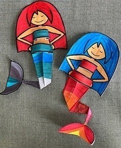 Русалочки с объёмными хвостами Русалочки с объёмными хвостами