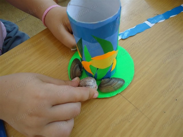 ​Карандашница из рулонов от туалетной бумаги: часть 2