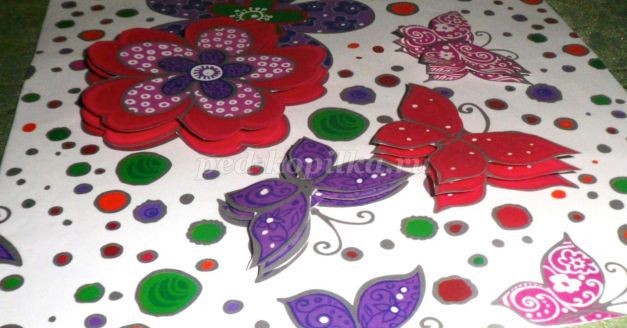 Объёмная аппликация "Вдохновение": часть 2 Объёмная аппликация "Вдохновение": часть 2