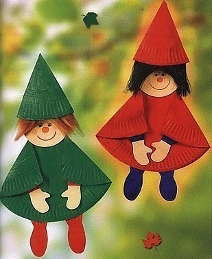 Поделки из бумажных тарелок