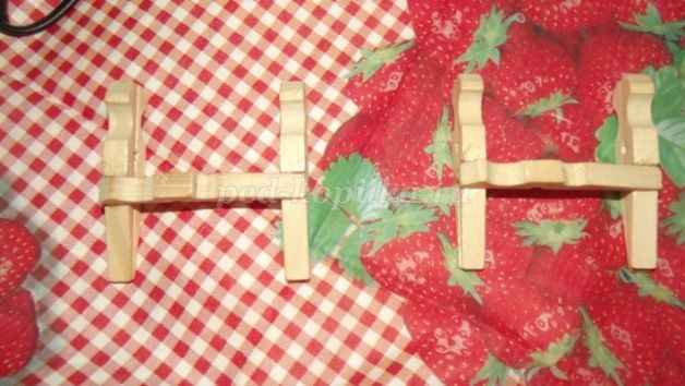 Кресло-качалка из прищепок: мастер-класс, часть 1