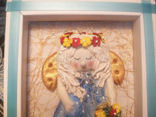 Нежный ангел из солёного теста детскими руками: мастер-класс, часть 3 Нежный ангел из солёного теста детскими руками: мастер-класс, часть 3