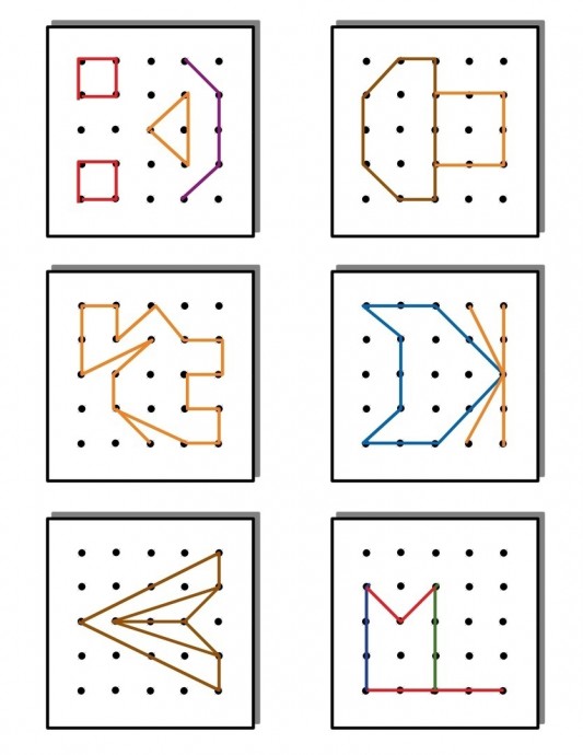 ​Геоборд: схемы для творчества с детьми