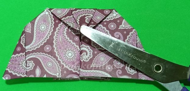 Осенняя аппликация "Зонтик": часть 2