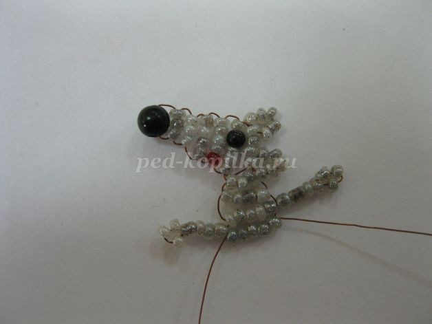 Весёлый мышонок из бисера: часть 2 Весёлый мышонок из бисера: часть 2