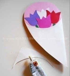 Букет в сердце