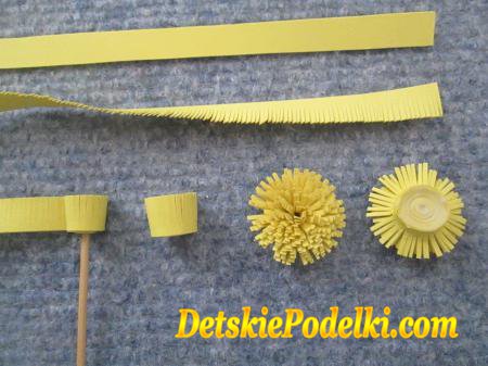 Бумажные ромашки