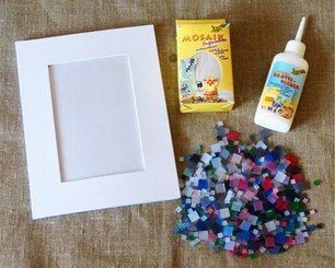 Декор рамочки мозаикой