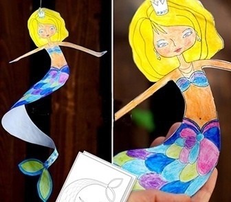 Русалочки с объёмными хвостами Русалочки с объёмными хвостами