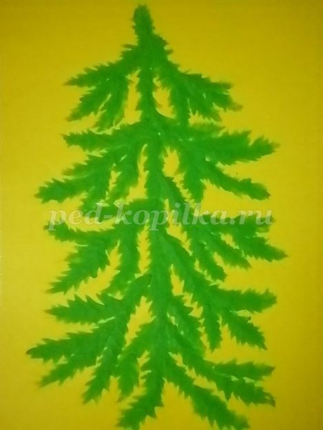 Новогодняя ёлочка из пластилина Новогодняя ёлочка из пластилина