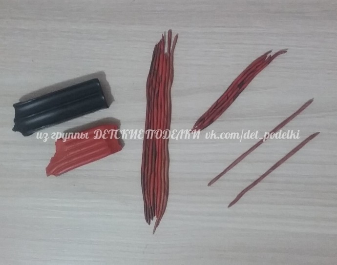 ​Аппликация из пластилина "Яркая осень"