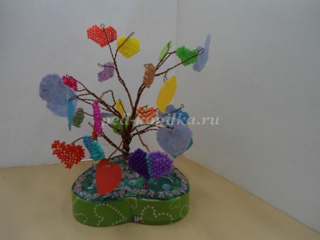 Дерево из сердечек: часть 2