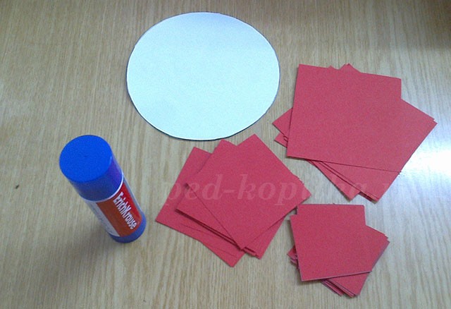 Георгина из кулёчков Георгина из кулёчков