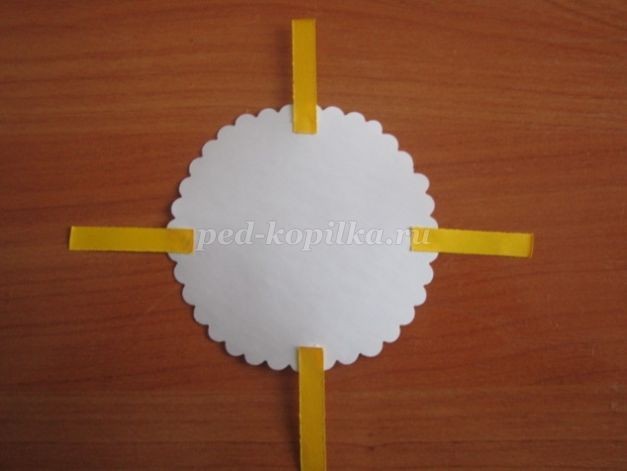 Солнышко из бумаги