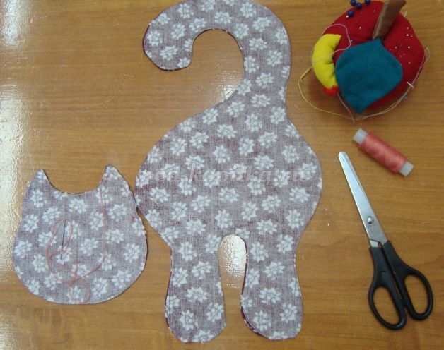 Мягкая игрушка "Кот": часть 1