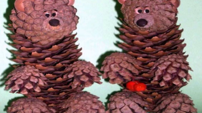 Поделки из шишек: идеи для детского творчества