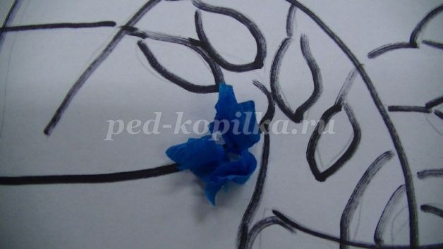 Рябиновый букет в технике торцевания Рябиновый букет в технике торцевания