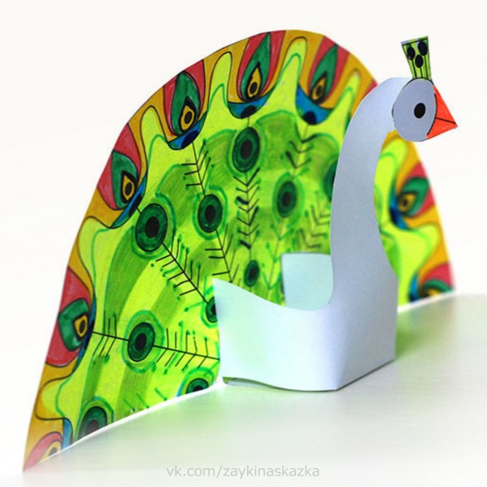 Бумажные павлины Бумажные павлины