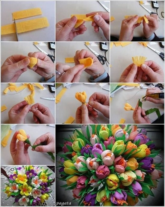 Как сделать цветы из бумаги: мастер-класс