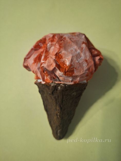 Поделка "Мороженое" из бумаги Поделка "Мороженое" из бумаги