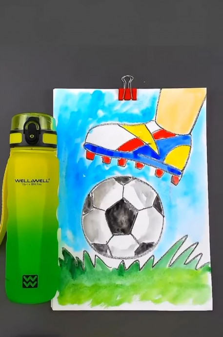 Рисуем футбол