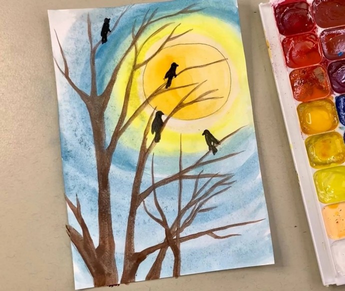 Скворцы прилетели Скворцы прилетели