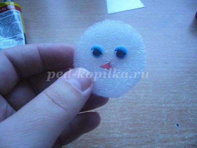 Игрушка для новогодней елки Снеговичок