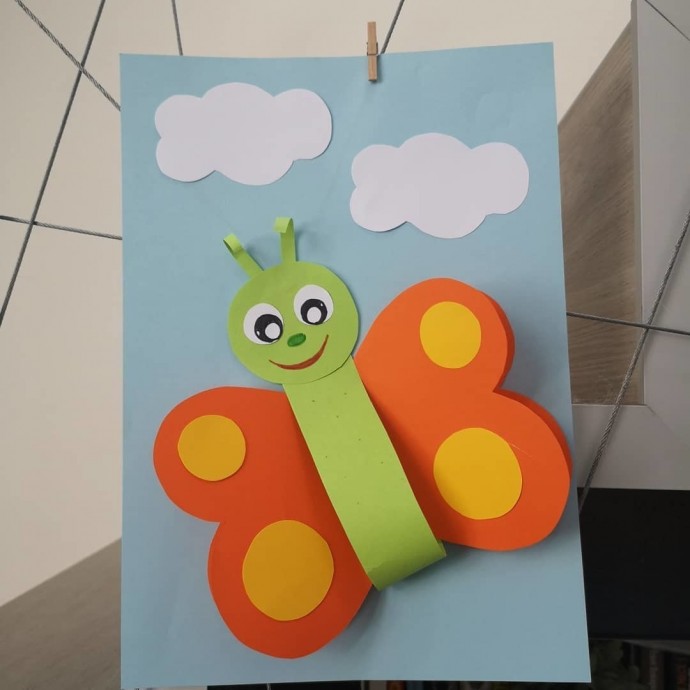 Объемная бабочка