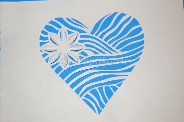 Сердечко в технике вырезания: часть 2 Сердечко в технике вырезания: часть 2