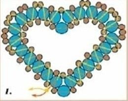 Делаем с детьми сердечко из бусин Делаем с детьми сердечко из бусин