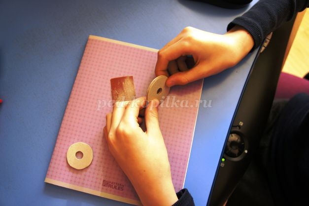 Действующая миниатюра "Весенний пейзаж": мастер-класс, часть 2