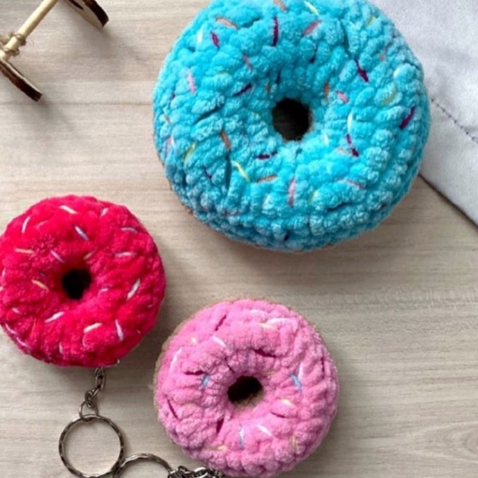 Пончик из пряжи