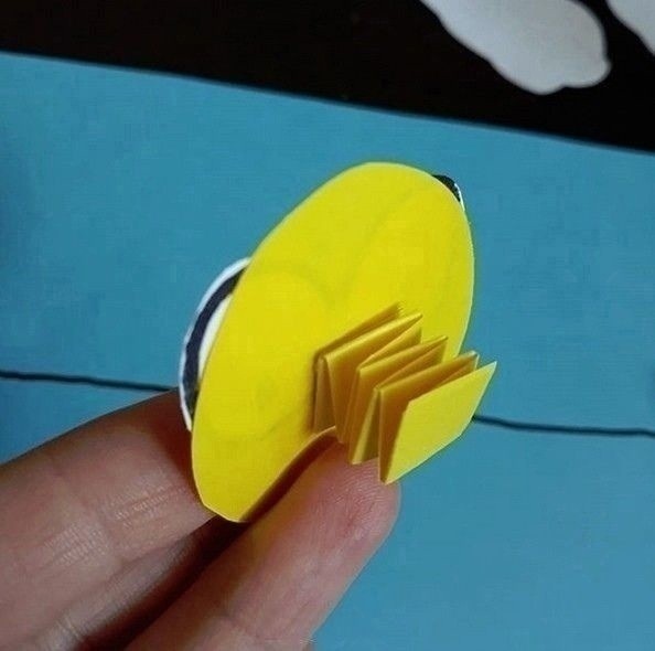 Объёмная аппликация "Птички на проводах"