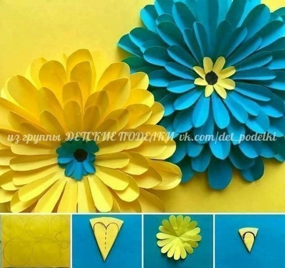 Прекрасные объемные цветы Прекрасные объемные цветы