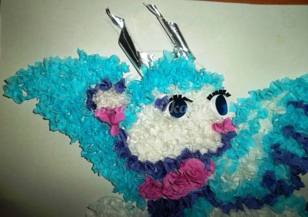 ​Коза в технике торцевания: часть 3