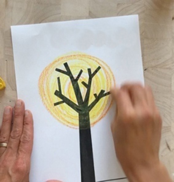 ​Рисуем осенние деревья простым способом